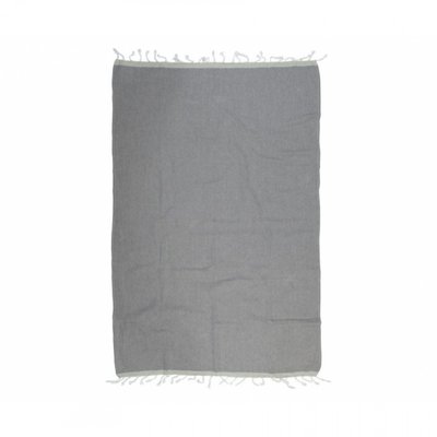 Ручник Barine Pestemal - Basak Grey Light Grey сірий 95х165 см 107079 фото