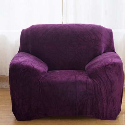 Чехол на кресло HomyTex замшевый Фиолетовый 96338 фото