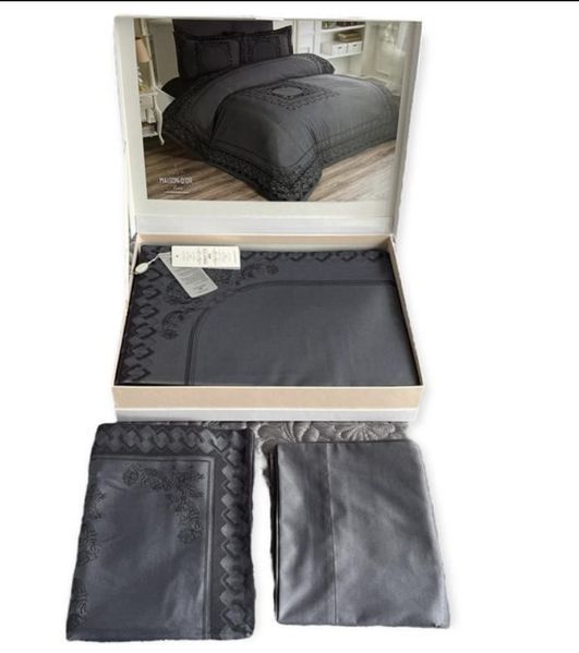 Постельное белье Maison D'or Tom Ross Grey - Black евро 159693 фото