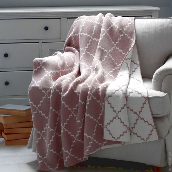 Плед La Modno Diamond Rose-Ecru 150x200 см 129263 фото
