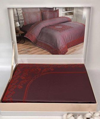Постільна білизна Maison D'or Tom Ross Grey - Bordo євро 159695 фото