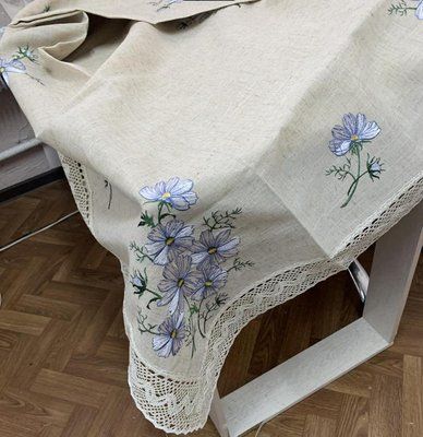 Скатертина Alltex 150x220 см з вишивкою, модель 27 209894 фото