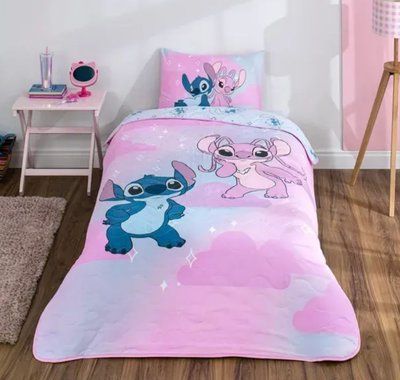 Покривало TAC Disney Stitch Shiny 160x220 см з наволочкою 215975 фото