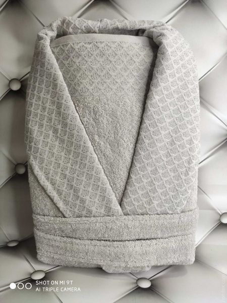 Мужской махровый халат Pupilla + полотенце для лица, модель 3 120559 фото