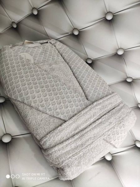 Мужской махровый халат Pupilla + полотенце для лица, модель 3 120559 фото