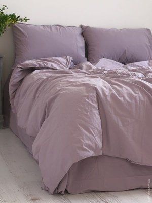 Простирадло на резинці Limasso Natural violet 180x200x30 см 122308 фото