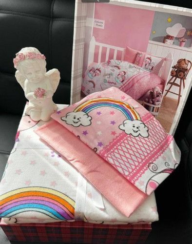 Постільна білизна Cotton Box Unicorn pembe фланель для новонароджених 210249 фото