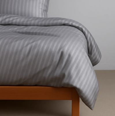 Підковдра U-tek Сатин Boston Soft Grey Stripe 143х210 см 214130 фото