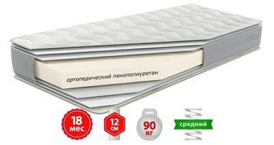 Матрац беспружинный Come-for Контур 160x190 см 72612 фото