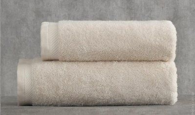 Набір махрових рушників Pavia Lotte Ecru з 2 шт. (50x85 см + 70x140 см) 123697 фото