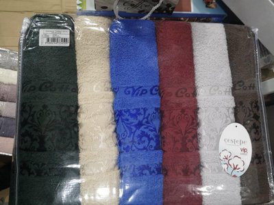 Набор махровых полотенец Cestepe VIP Cotton Vx06 из 6 штук 50х90 см 110685 фото