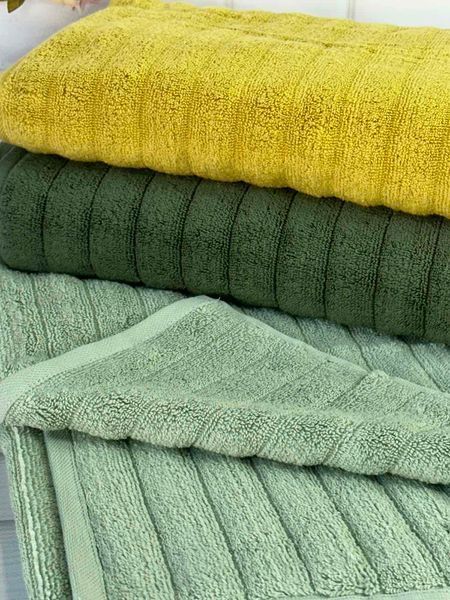Набор махровых полотенец Sweet Dreams Royal-Yesil из 3-х штук 50х90 см 203969 фото