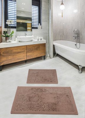 Набір килимків для ванної кімнати Diva Gross Beige 60x100+50x60 см 106873 фото