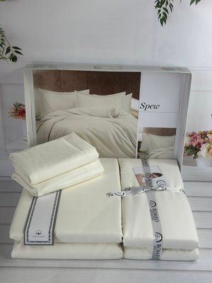 Постільна білизна Romeo Home Spew молочний сатин євро​​ 209487 фото