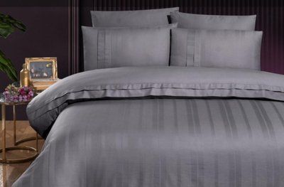 Постельное белье First Choice Deluxe Ranforce Glosland Quick silver евро 219068 фото