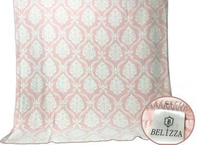 Хлопковый плед Belizza Damask pembe 200х220см 76310 фото