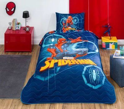 Покривало TAC Disney Spiderman Dark 160x220 см з наволочкою 215977 фото