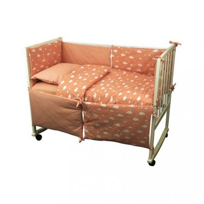 Спальный комплект для детской кроватки Руно "Тучка" грозовый 62690 фото