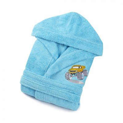 Халат махровий дитячий Lotus Jeep бірюзовий 84389 фото