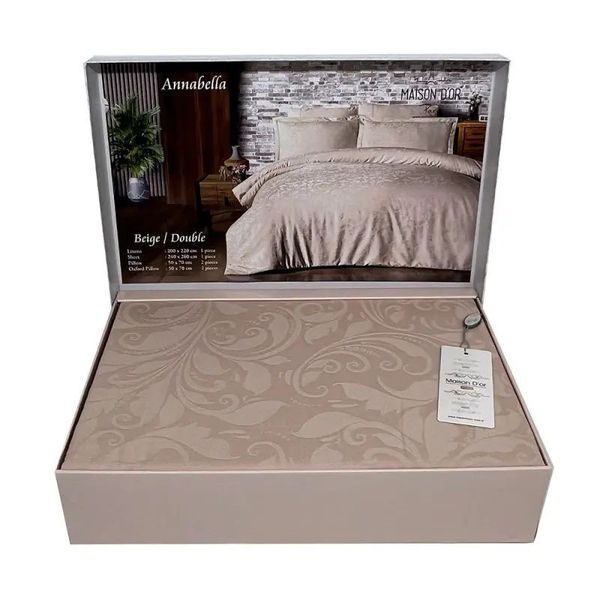 Постільна білизна Maison D'or Annabella Beige євро 137655 фото