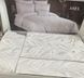 Покривало жакардове Moda Box Asel 240x260 см молочне з наволочками та декоративною подушкою 210824 фото 1