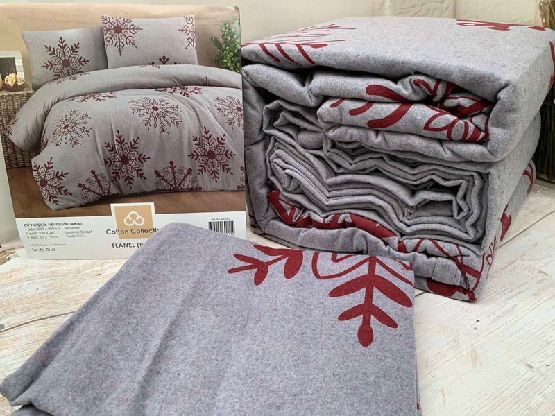 Постільна білизна Cotton Collection фланель модель 13 євро 173319 фото