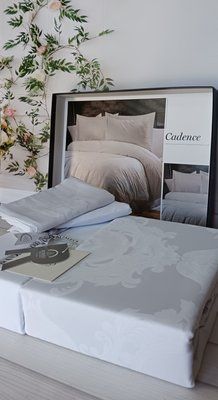 Постельное белье Romeo Home сатин - жаккард Cadence евро 211396 фото