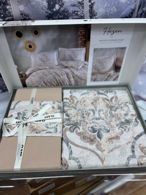Постельное белье Aran Clasy Ranforce Hezen евро 212864 фото