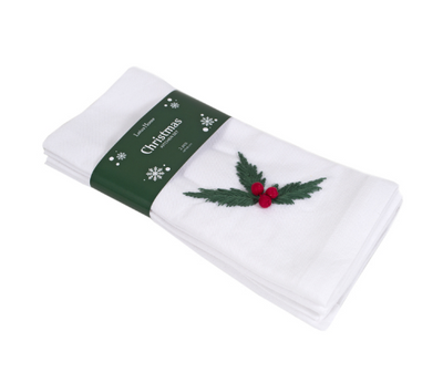 Набір столових серветок Lotus Home Christmas Berry 48х48 см із 2 шт. 203053 фото