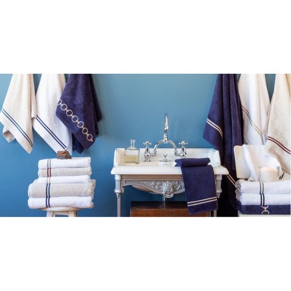 Полотенце MieCasa Milano bej lacivert 85х145 см 117343 фото