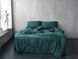 Постільна білизна Limasso Dark Green Standart євро 85429 фото 3