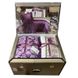 Набор постельного белья Naturel Orkide Lilac евро с пледом и покрывалом. 81608 фото 3