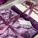 Набор постельного белья Naturel Orkide Lilac евро с пледом и покрывалом. 81608 фото 4