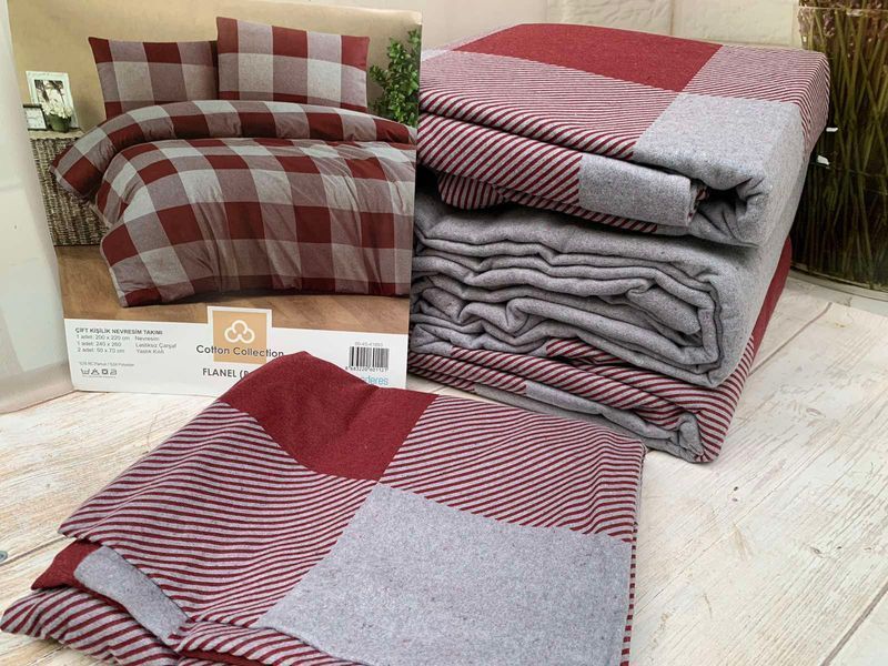 Постільна білизна Cotton Collection фланель модель 14 євро 173320 фото