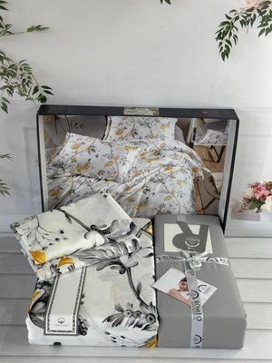 Постільна білизна сатин Romeo Home Nice євро 209535 фото