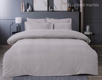 Постільна білизна Altinbasak жаккард Diamond marble євро 205728 фото