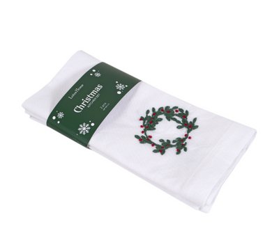 Набір столових серветок Lotus Home Christmas Mistletoe 48х48 см із 2 шт. 203054 фото