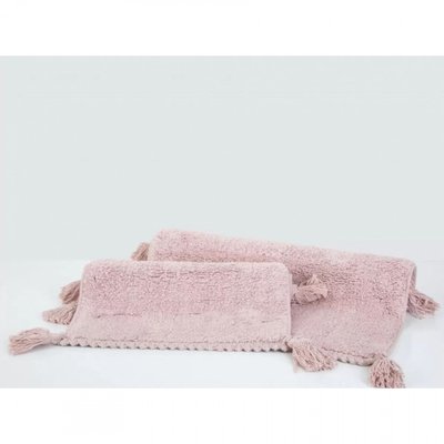 Набор ковриков Irya-Benny gul kurusu розовый 60х90 см + 40х60 см 107200 фото