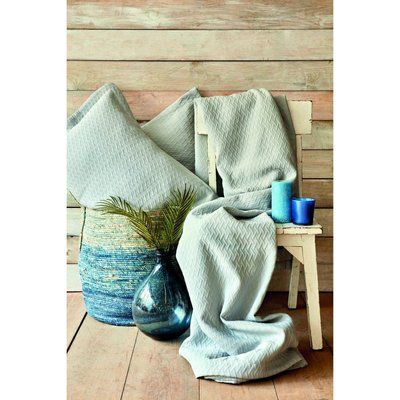 Покрывало с наволочками Karaca Home Charm bold mavi голубой 250x240 см 79570 фото