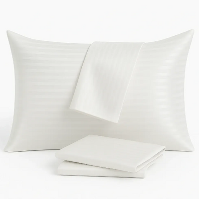 Наволочка U-tek Home Сатин Boston White Stripe 40х60 см 215882 фото