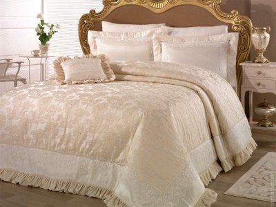 Покрывало Arya Evelina Dream Кремовое 270х265 см 110827 фото