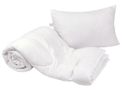Одеяло Руно с подушкой 52СЛБ белое 140х205 см 121451 фото