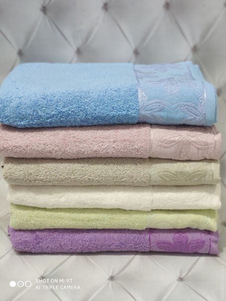 Набір махрових рушників Sweet dreams Romashka W з 6 шт. 70x140 см 111016 фото