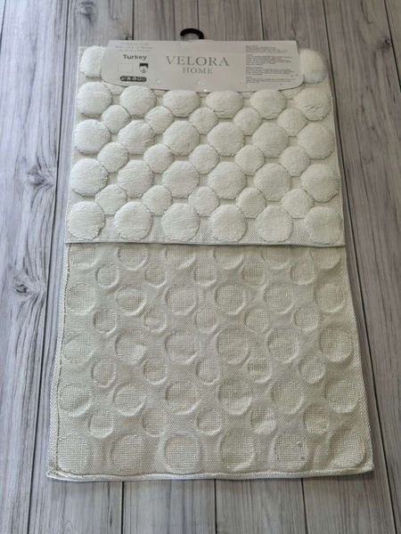 Набір килимків для ванної кімнати Velora Home 50x60 см + 60x100 см, модель V10 209479 фото
