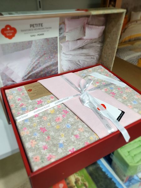 Постельное белье Cotton Box ranforce Petite Sihu-pembe евро 193884 фото