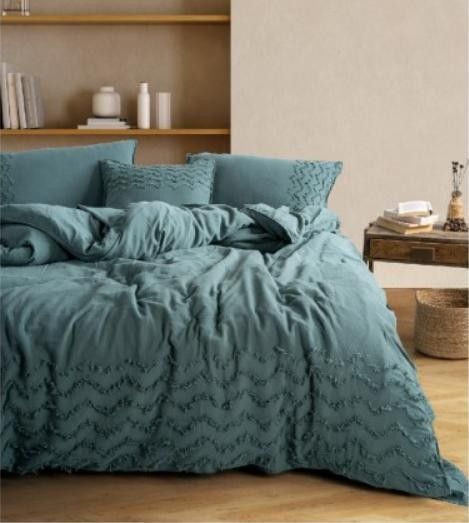 Постельное белье Limasso Zigzag Dark green евро 195574 фото