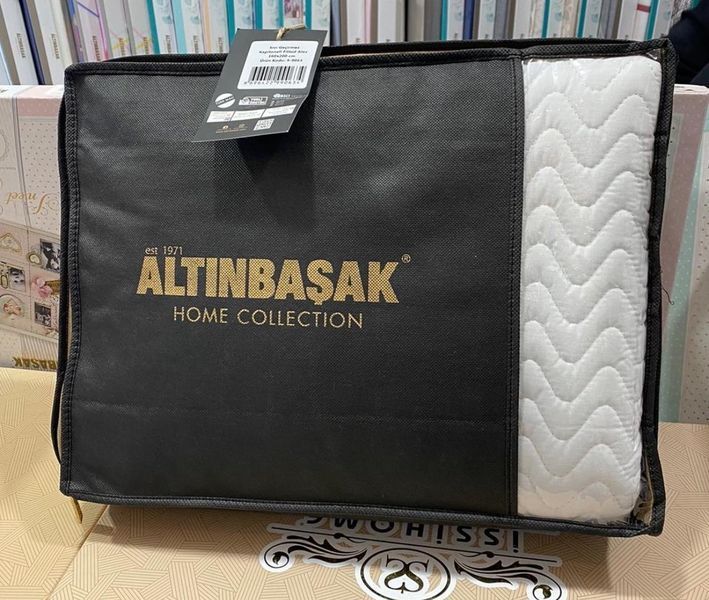 Наматрасник хлопковый непромокаемый Altinbasak 120x200 + 30 см 215835 фото