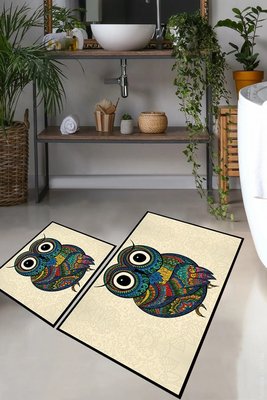 Набір килимків для ванної кімнати Chilai Home Flyer 60x100 см + 50x60 см 184901 фото