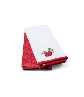 Набір кухонних рушників Tac вафельний Pomegranate 40x60 см 2 шт 81345 фото