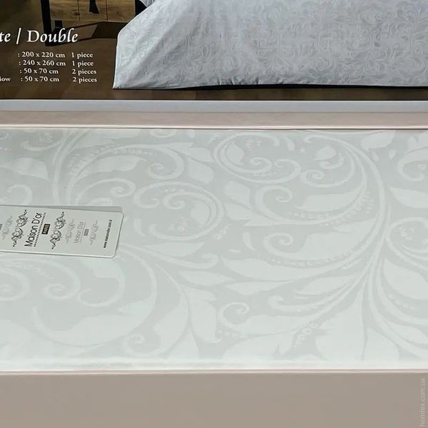 Постельное белье Maison D'or Annabella White евро 137653 фото